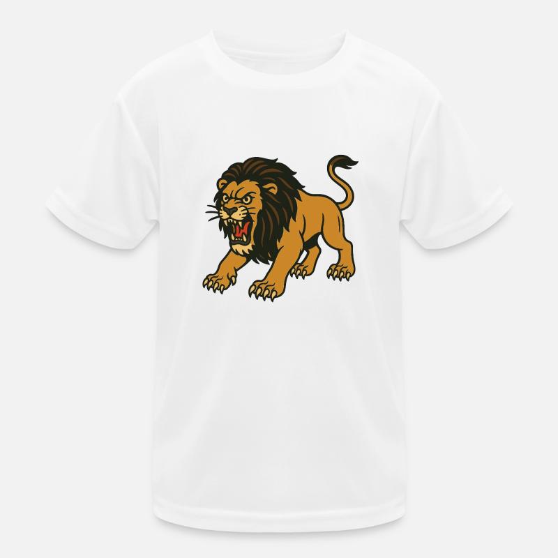 Lion en colère T-shirt sport Enfant