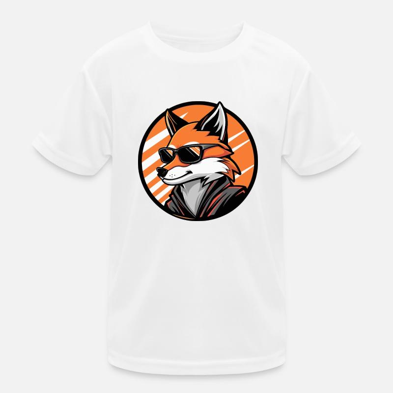 Fuchs Comic Cool Kinder Funktions-T-Shirt