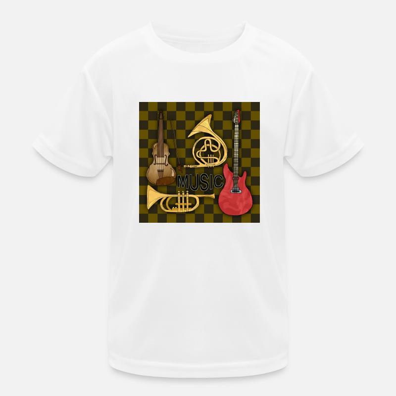 Musical instruments Kids Functional T-Shirt