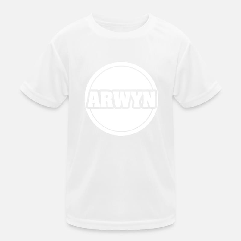 Vorname Arwyn Kinder Funktions-T-Shirt