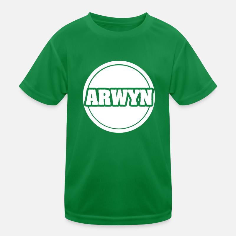 Vorname Arwyn Kinder Funktions-T-Shirt