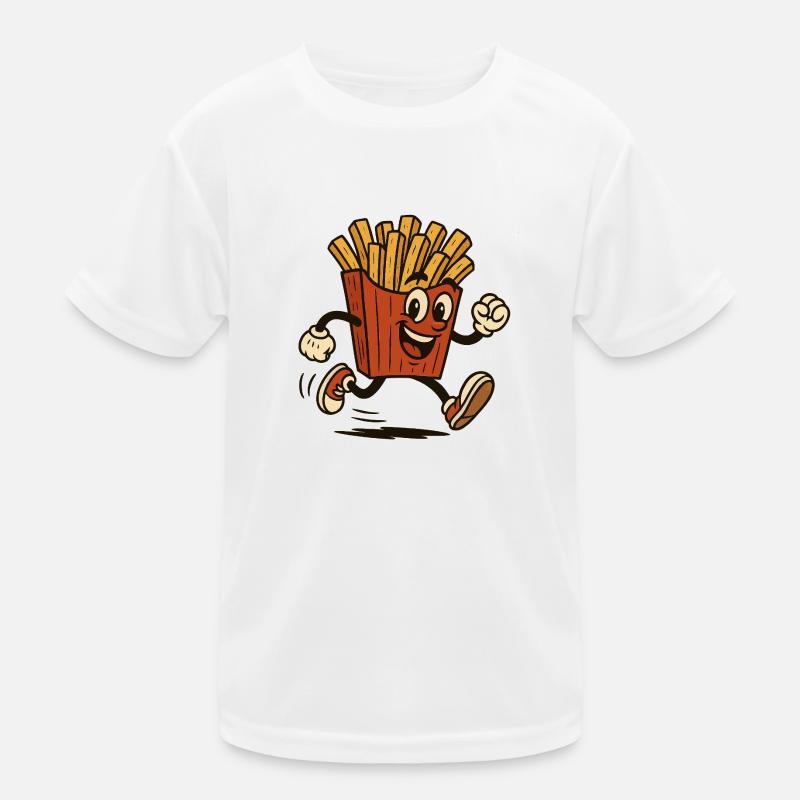 Frites colorées T-shirt sport Enfant