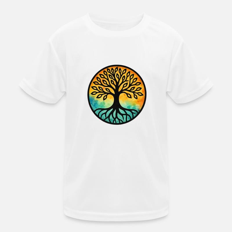 Arbre de vie T-shirt sport Enfant