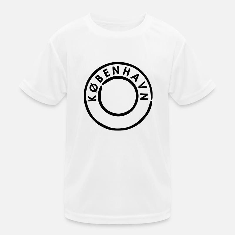 Copenhagen - Kobenhavn Postmark Kids Functional T-Shirt
