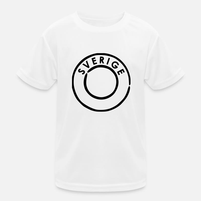 Sverige - Sweden Postmark Kids Functional T-Shirt