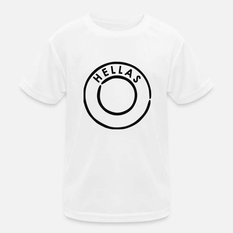 Hellas - Greece Postmark Kids Functional T-Shirt