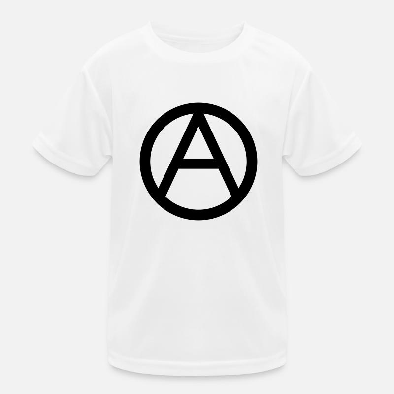 Anarchy symbol Kids Functional T-Shirt