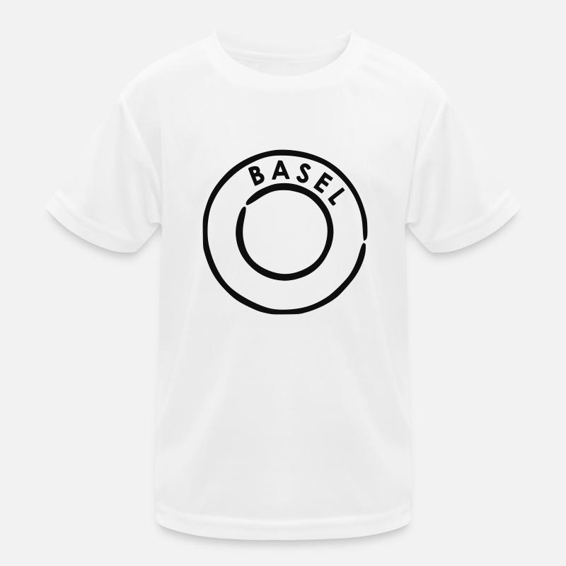 Basel Poststempel Kinder Funktions-T-Shirt