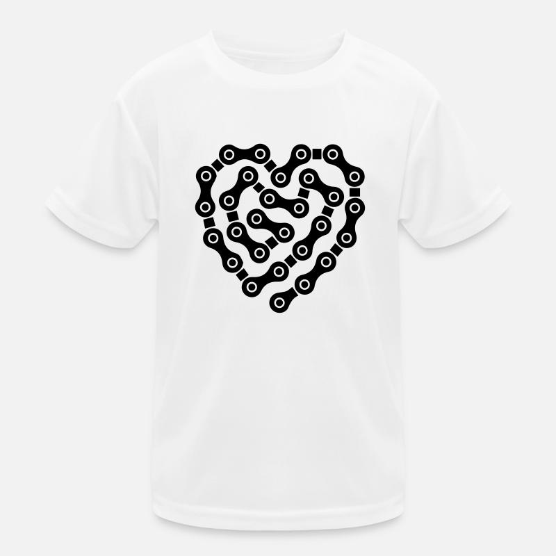 Fahrradkette Kinder Funktions-T-Shirt