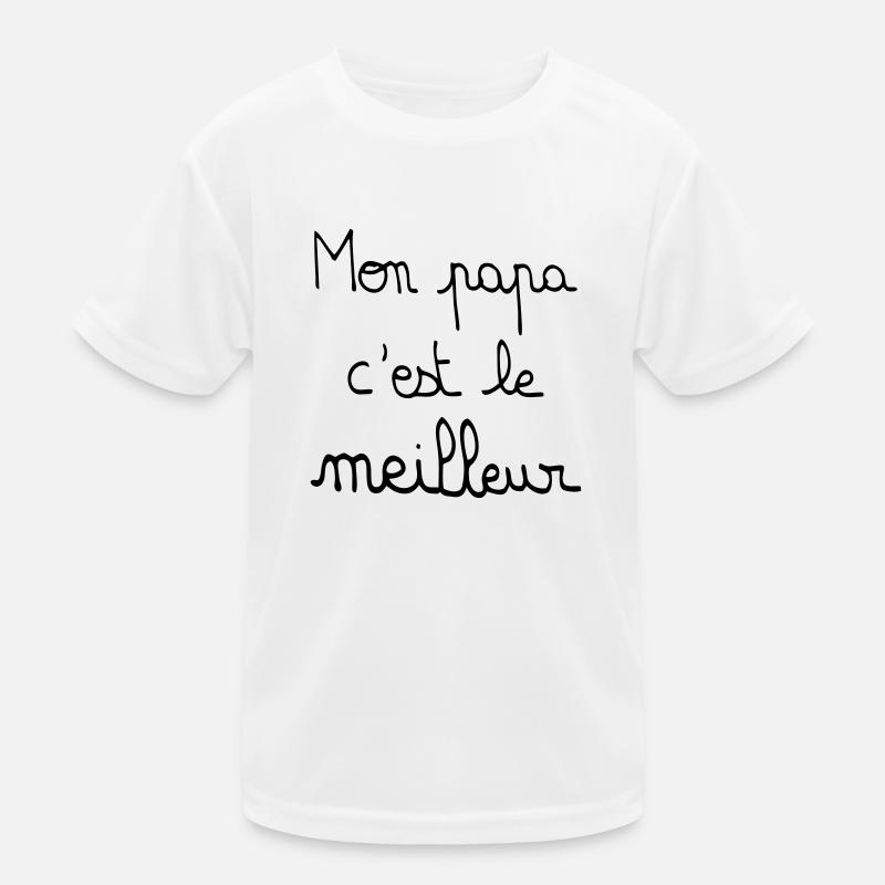 Mein Vater ist der beste - Vater Geschenk Kinder Funktions-T-Shirt