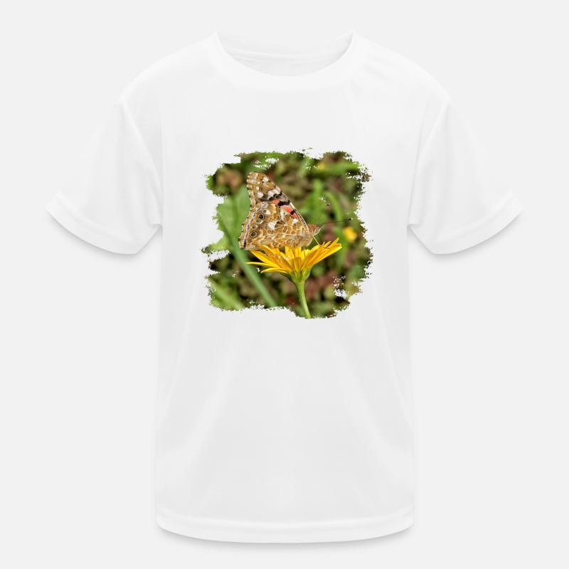 The butterfly is a migratory butterfly Kids Functional T-Shirt