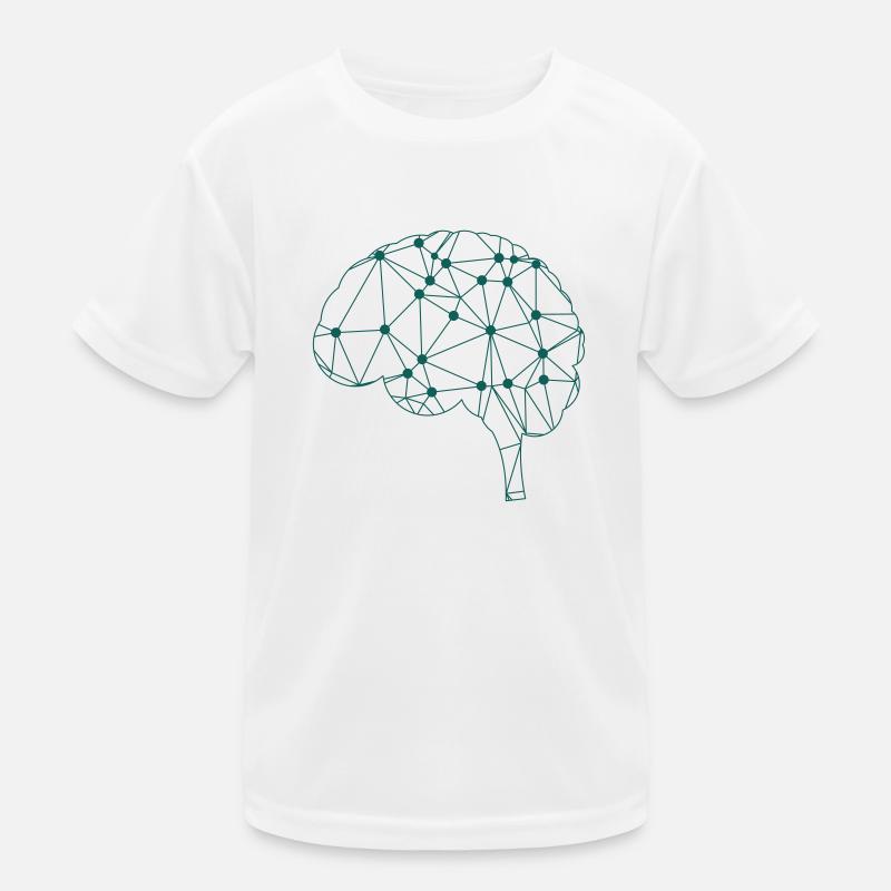 Linear Brain T-shirt sport Enfant