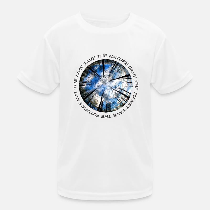 Wald, Naturschutz, Umweltschutz, Klimawandel Kinder Funktions-T-Shirt