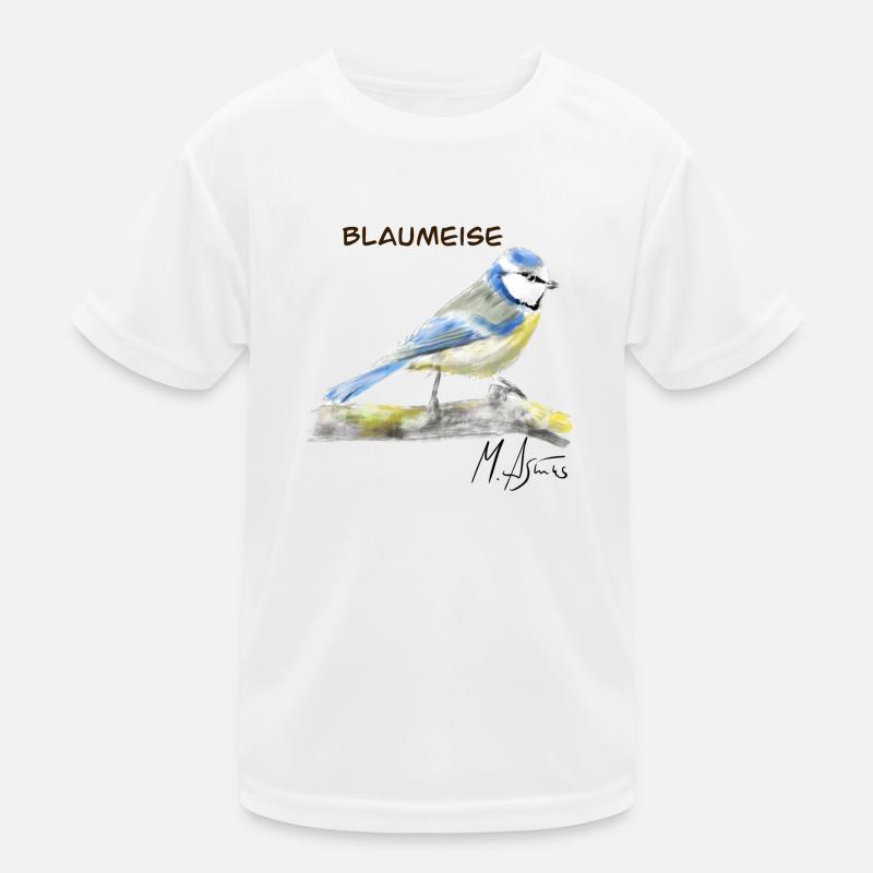 Blaumeise Kinder Funktions-T-Shirt