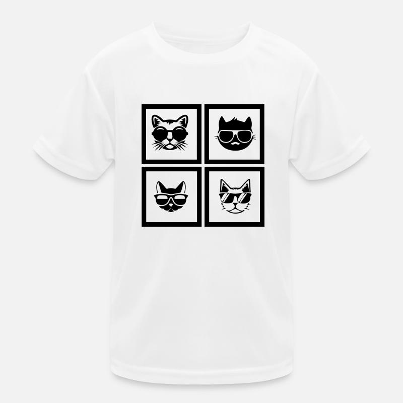 Chat Katze T-shirt sport Enfant