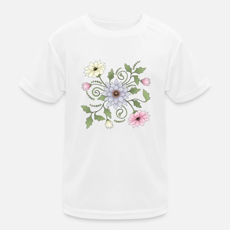 Fleur T-shirt sport Enfant