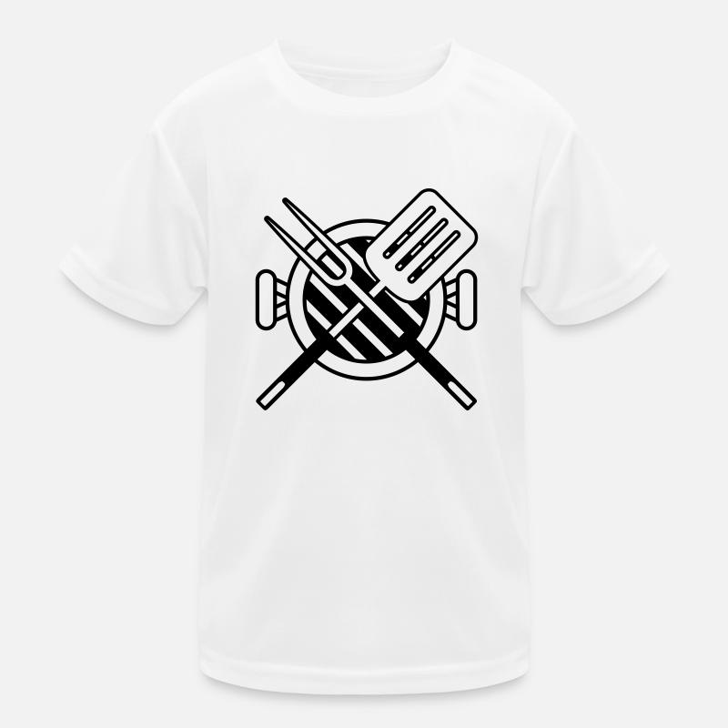 Barbecue Utensils Charcoal Grill Grill Master Kids Functional T-Shirt