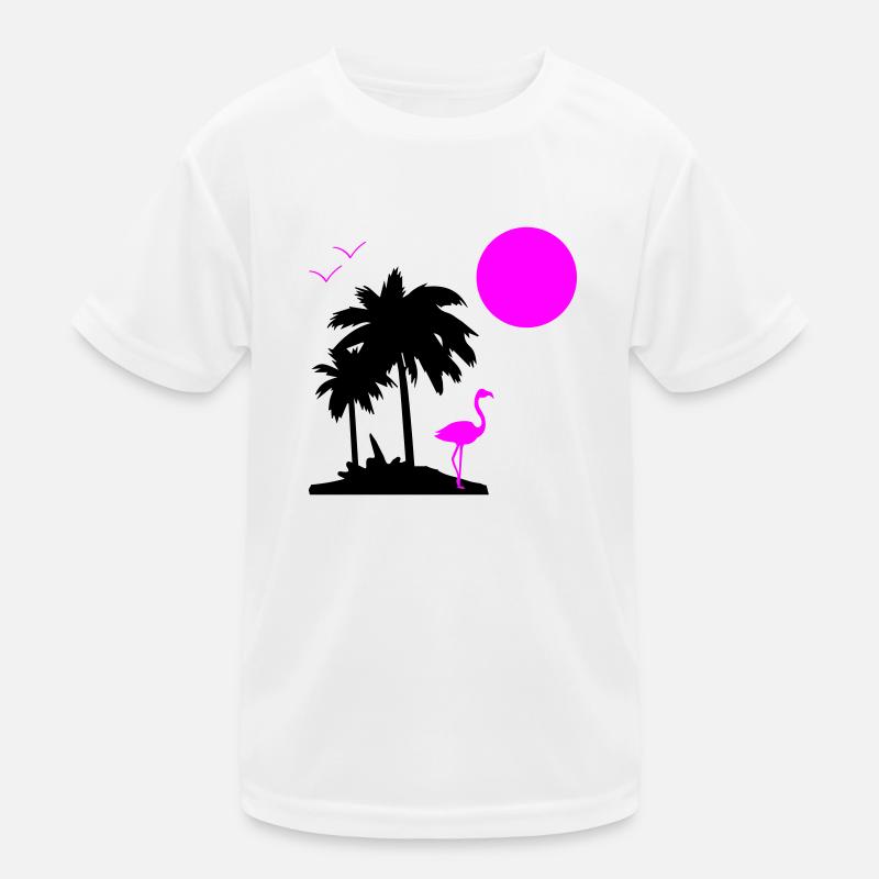Paradis des palmiers T-shirt sport Enfant