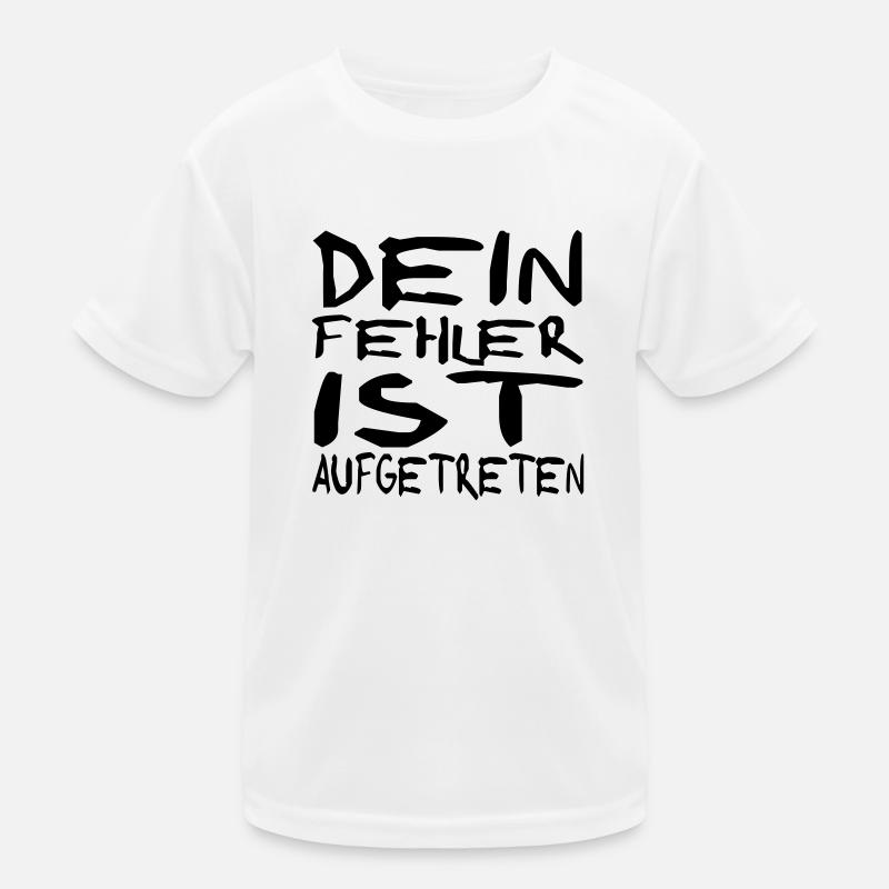 fehler aufgetreten Kinder Funktions-T-Shirt