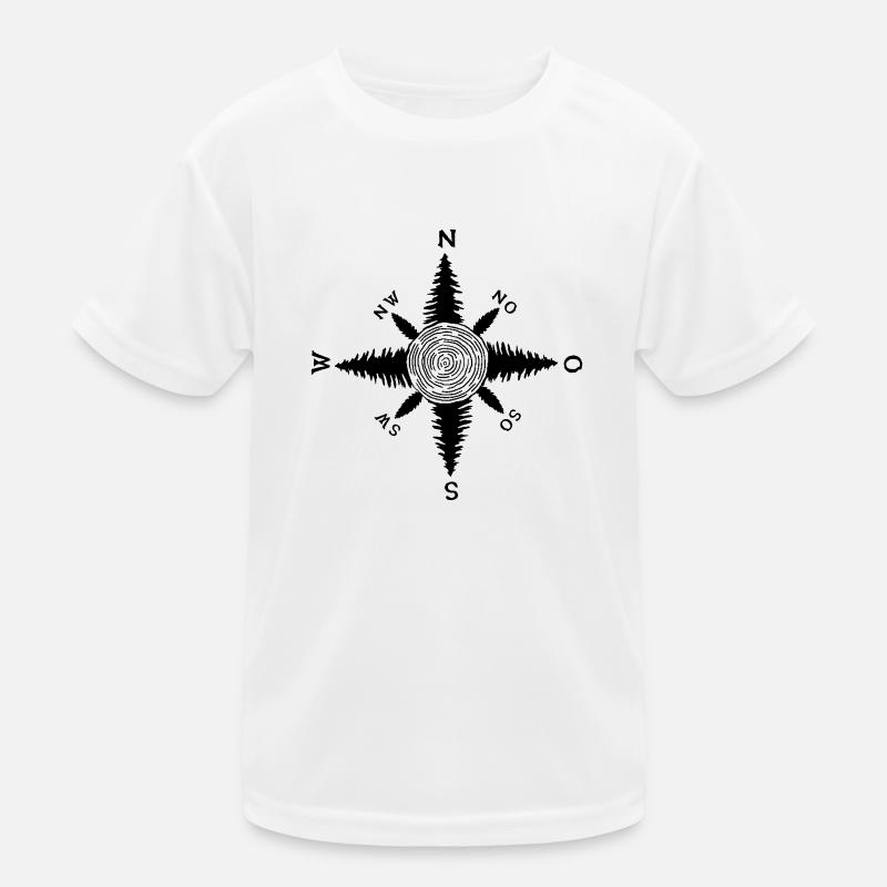 Boussole de la Forêt-Noire T-shirt sport Enfant