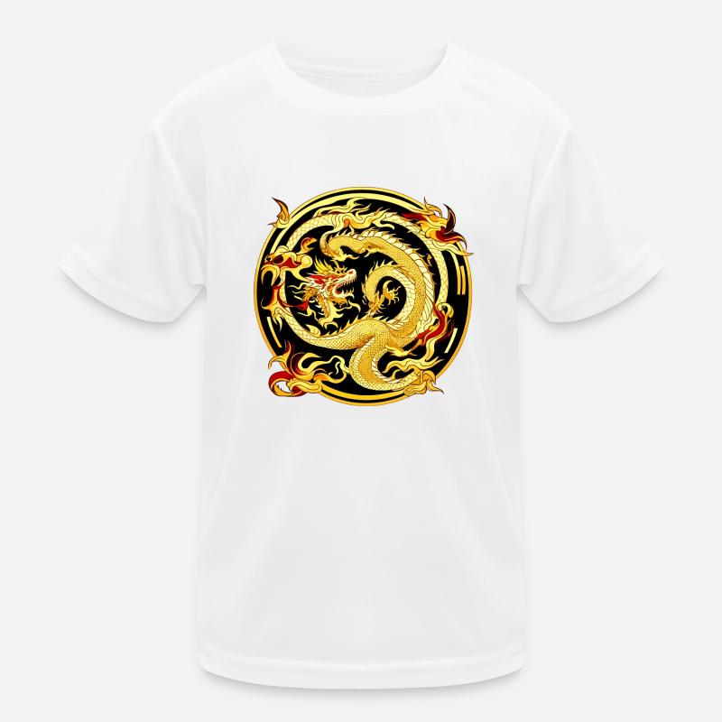 Chinese dragon Kids Functional T-Shirt
