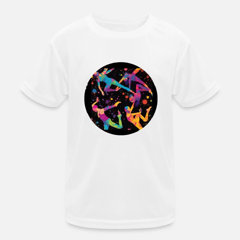 dancer, dancing, illustration, dancer, graffiti Kids Functional T-Shirt