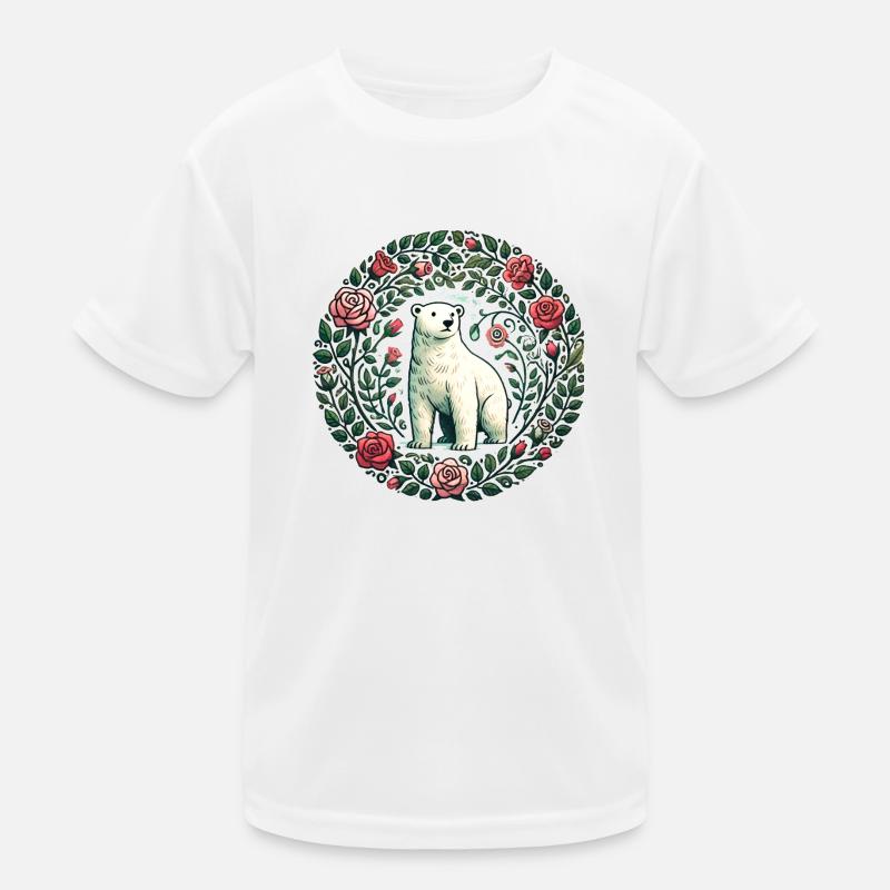 Polar Bear - Kids Functional T-Shirt - white