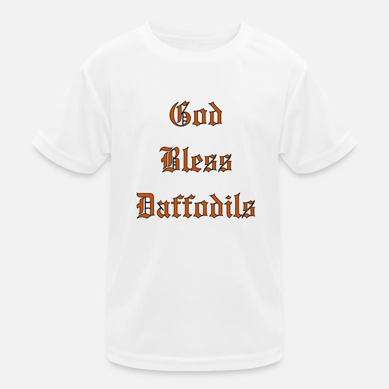 GodBlessDaffodils - Kids Functional T-Shirt - white