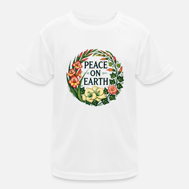 Friede auf Erden Kinder Funktions-T-Shirt