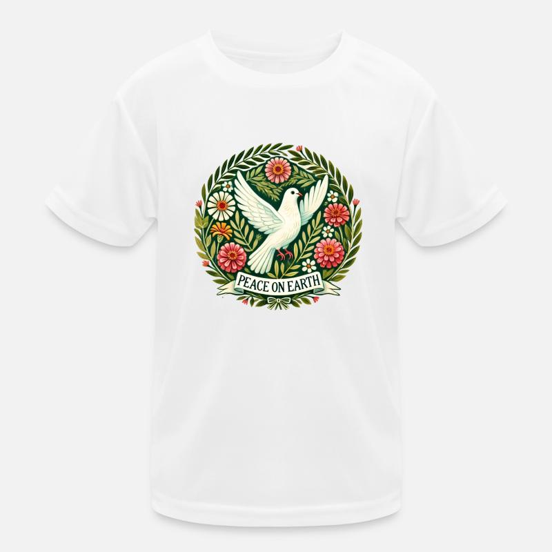 Friede auf Erden Kinder Funktions-T-Shirt