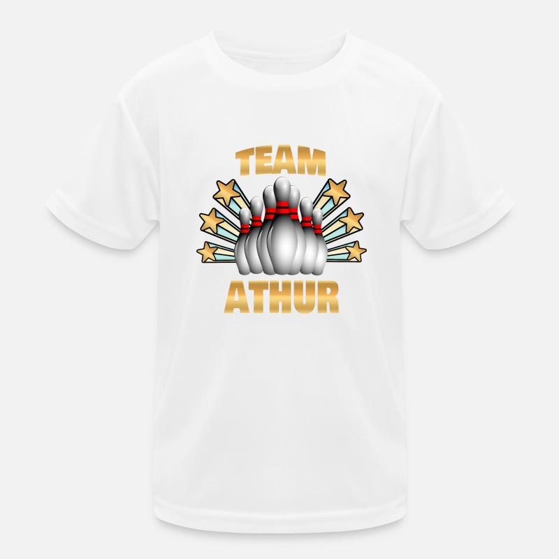Bowling Athur Kinder Funktions-T-Shirt