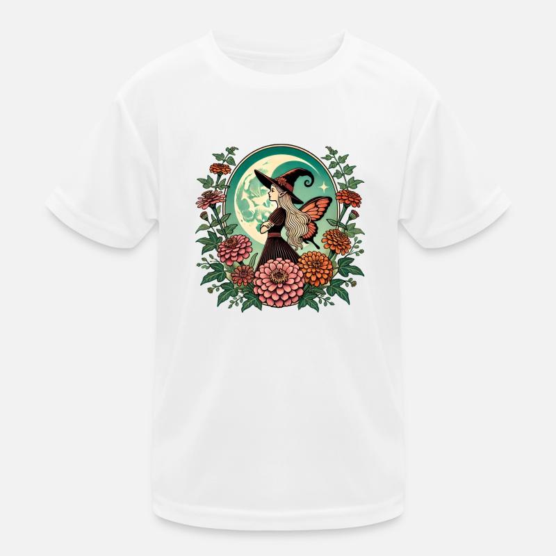 Fee Hexe Kinder Funktions-T-Shirt