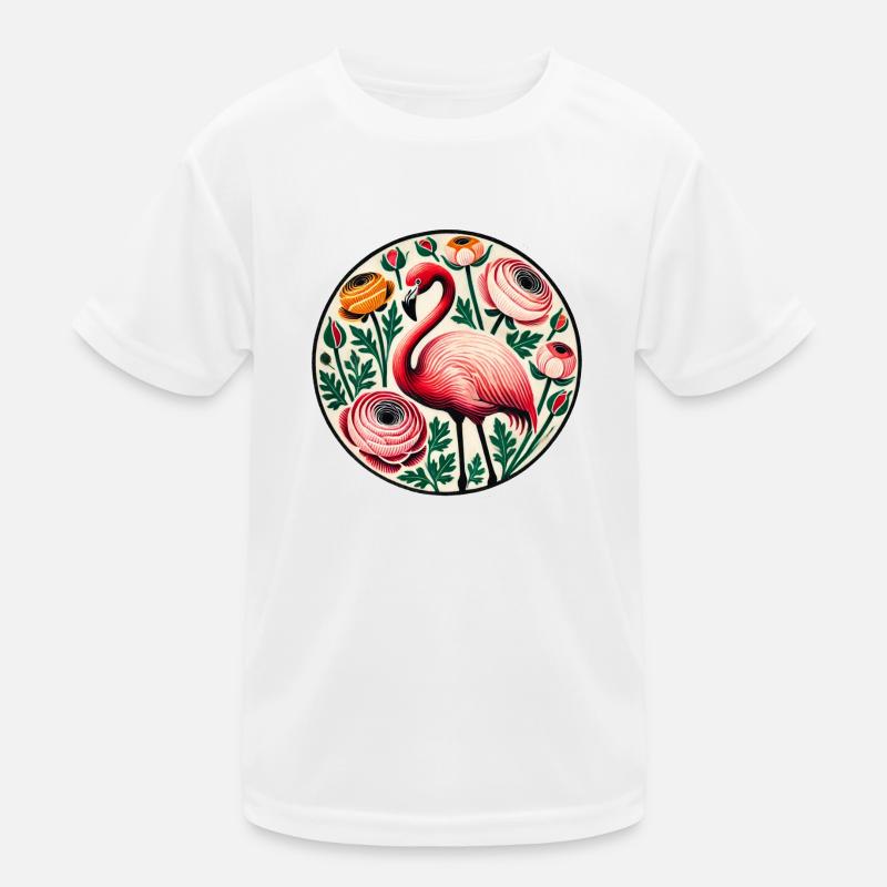 Flamingo Kinder Funktions-T-Shirt
