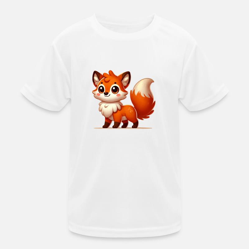 Fuchs Comic Kinder Funktions-T-Shirt