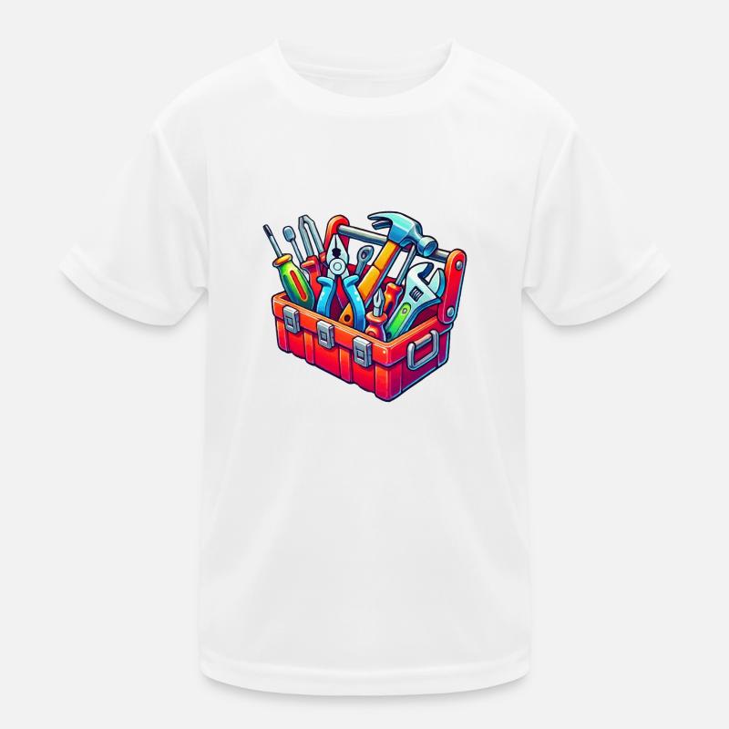 Tool Toolbox Kids Functional T-Shirt