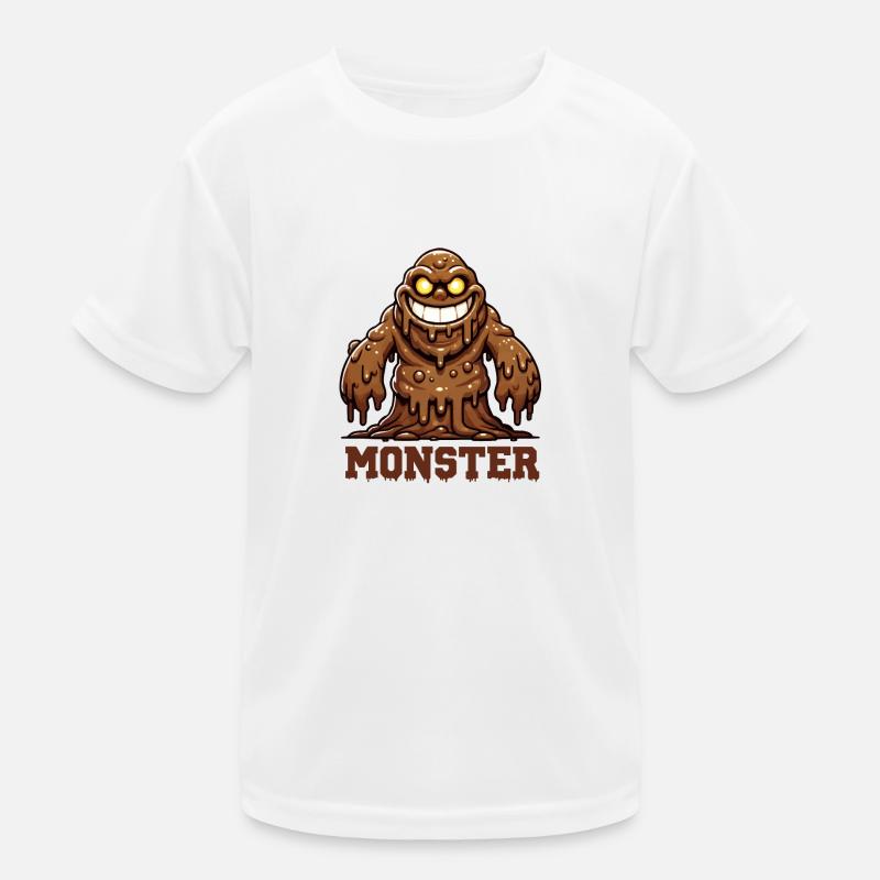 Monstre de boue T-shirt sport Enfant