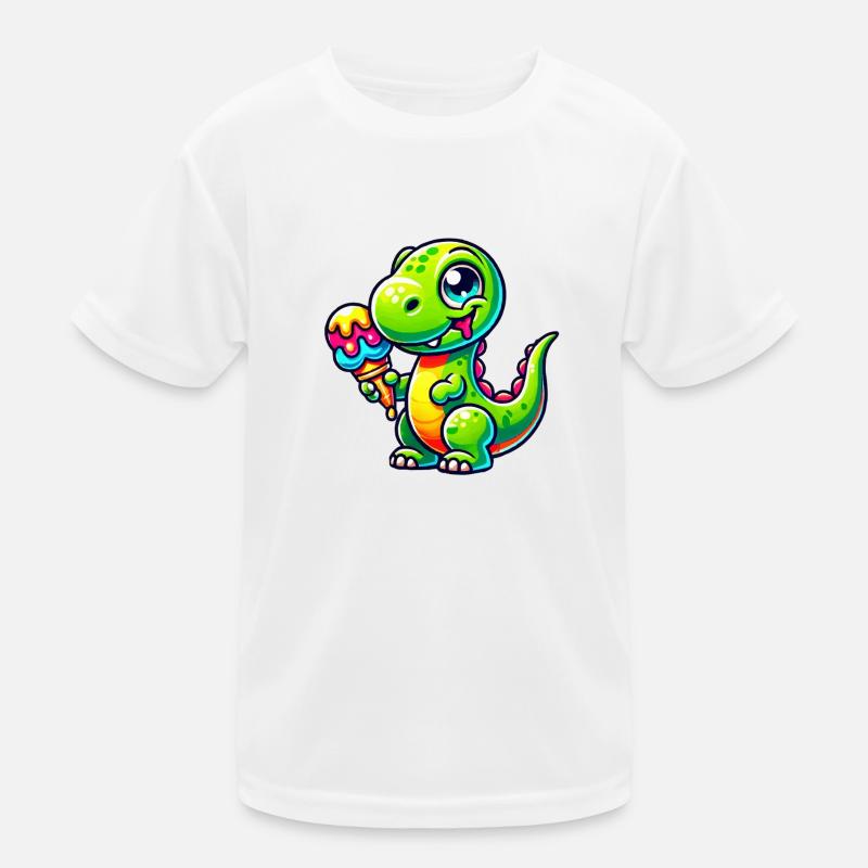 dino comic eis Kinder Funktions-T-Shirt