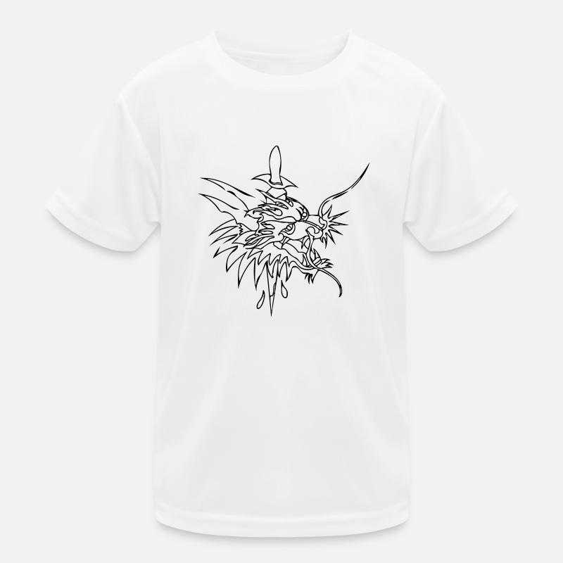 Drachen Kinder Funktions-T-Shirt