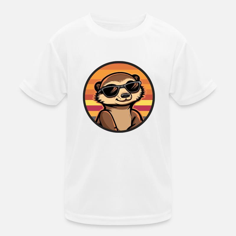 Erdmännchen Cool Comic Kinder Funktions-T-Shirt
