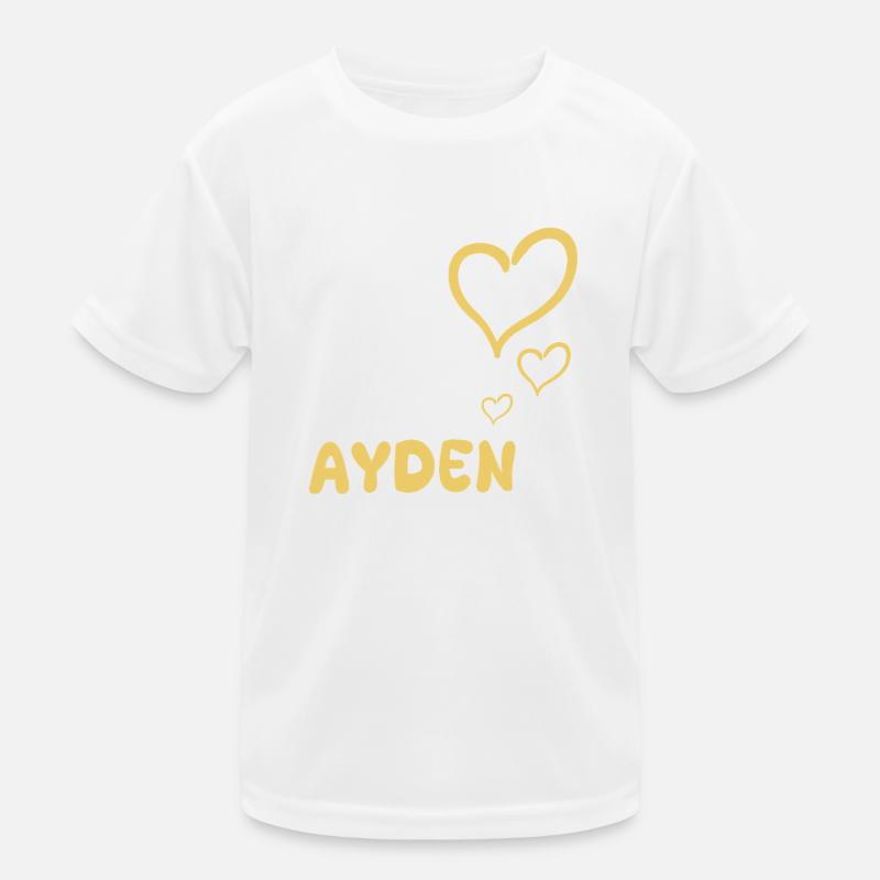 First name Ayden Kids Functional T-Shirt