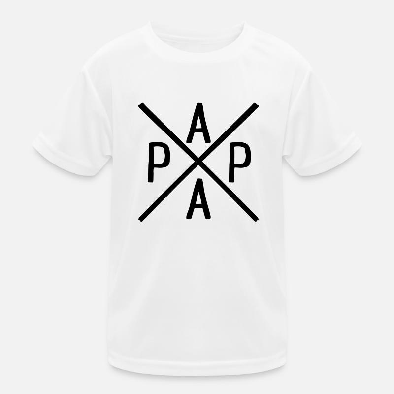 Papa Kinder Funktions-T-Shirt