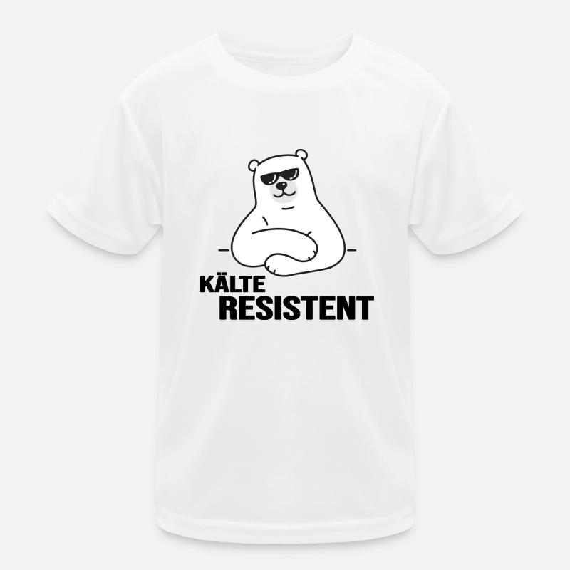 Eisbader winterschwimmen im Eisbad kälteresistent Kinder Funktions-T-Shirt