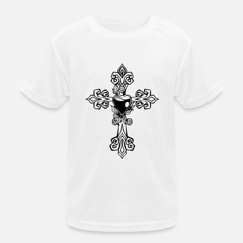 Gothic cross Kids Functional T-Shirt