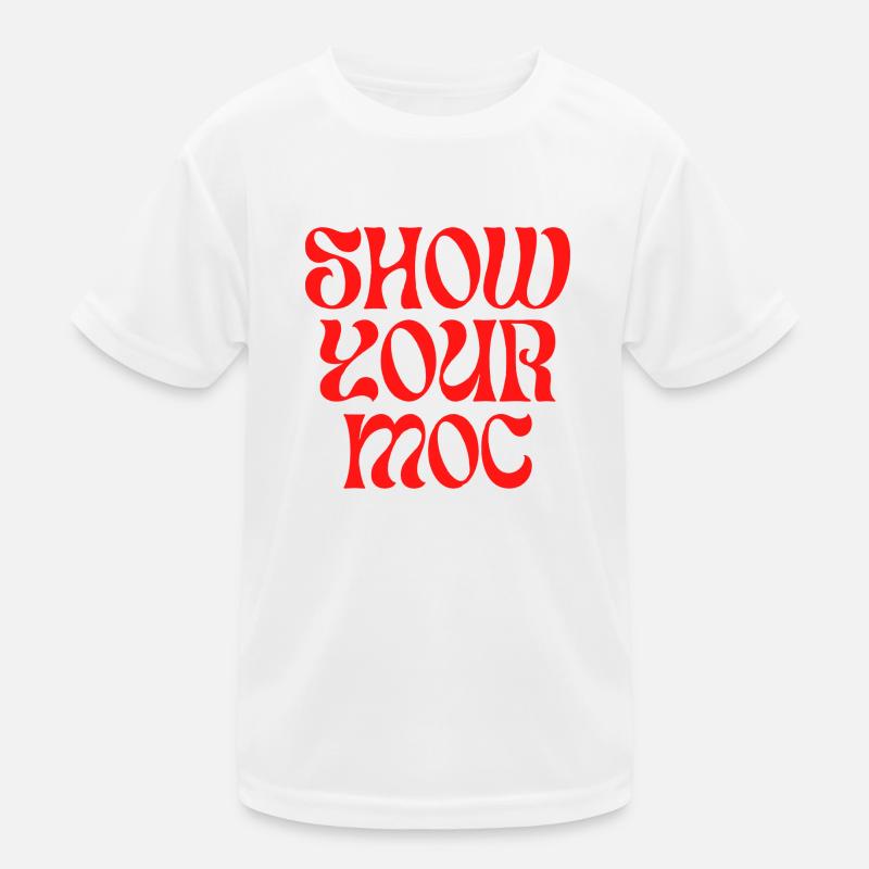 retro1 - Kids Functional T-Shirt - white