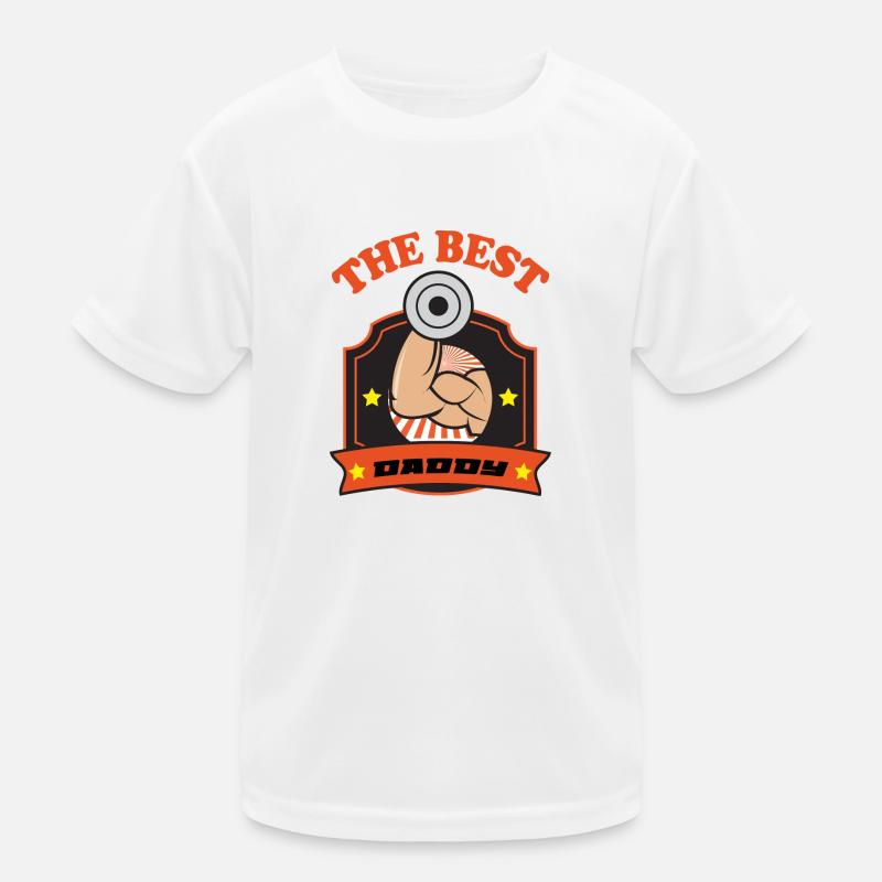 DER BESTE PAPA Kinder Funktions-T-Shirt