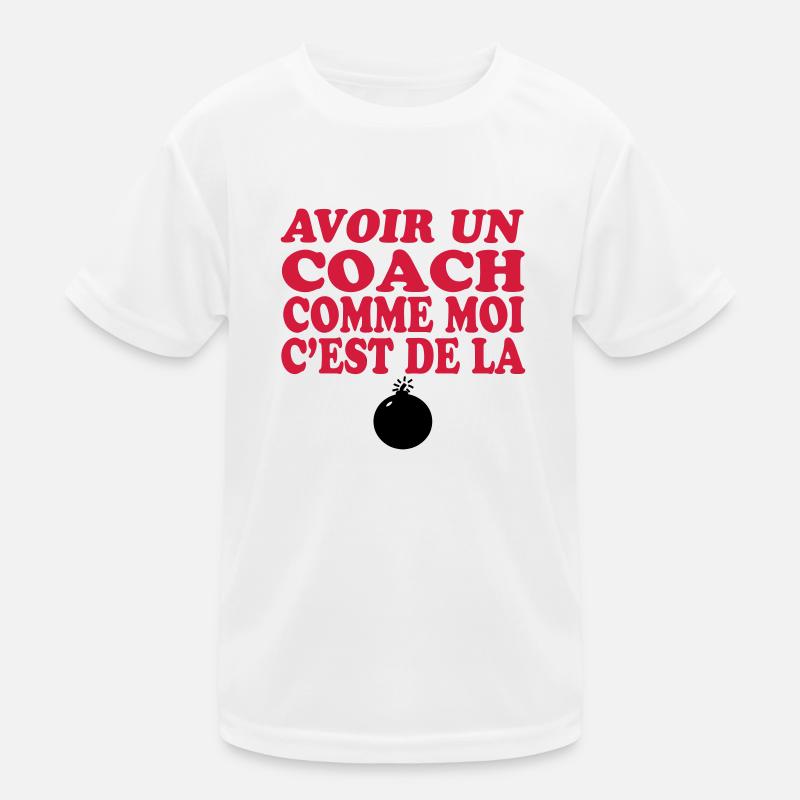 BOMBSHELL COACH Kids Functional T-Shirt