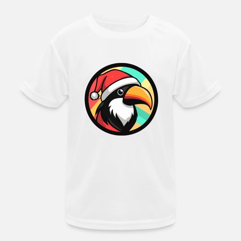 Toucan oiseau Noël Noël T-shirt sport Enfant