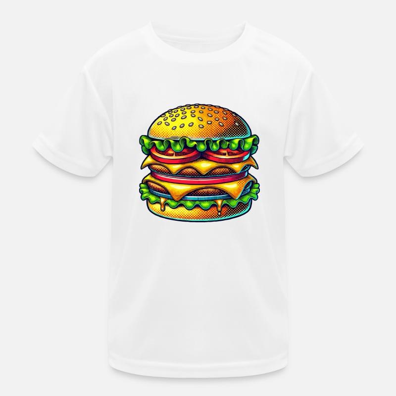 burger cheeseburger Kids Functional T-Shirt