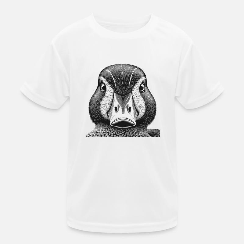 Ente Kinder Funktions-T-Shirt