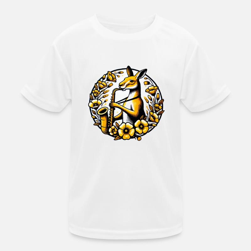 Saxophone Kangourou T-shirt sport Enfant